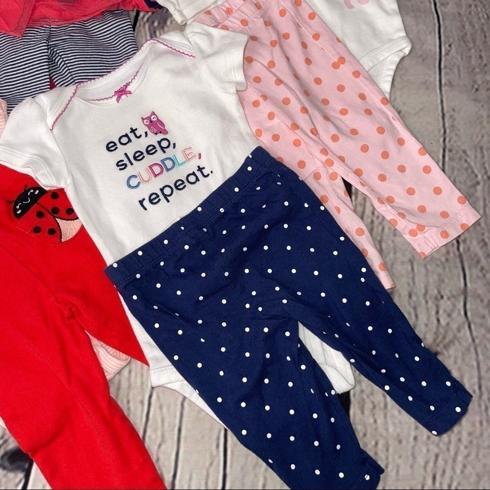Carters outfit bundle box baby girl 6M - Picture 2 of 7